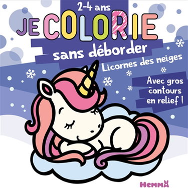 Couverture de Licornes des neiges : 2-4 ans par Nadine Piette