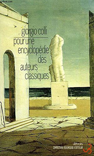 Pour une encyclopédie des auteurs classiques