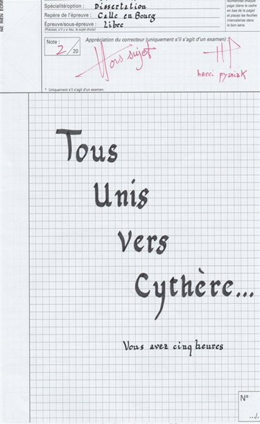 Tous unis vers Cythère