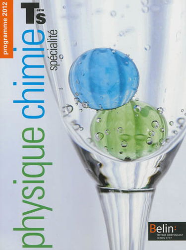 Physique, chimie, Terminale S spécialité : programme 2012