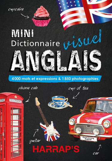 Couverture de Mini dictionnaire visuel anglais : 4.000 mots et expressions & 1.850 photographies
