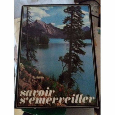 Couverture de Savoir s'émerveiller