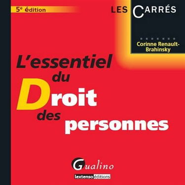 L'essentiel du droit des personnes