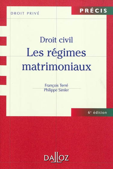 Droit civil : les régimes matrimoniaux
