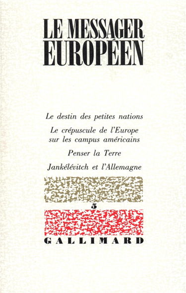 Messager européen (Le), n° 5