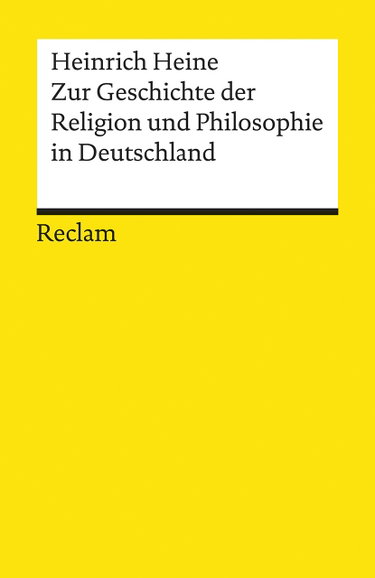 Couverture de Zur Geschichte Der Religion Und Philosophie in Deutschland par Heinrich Heine