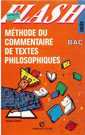Méthode du commentaire de textes philosophiques