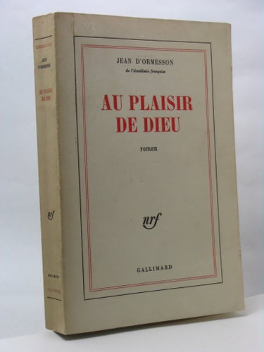 Couverture de Au plaisir de Dieu.