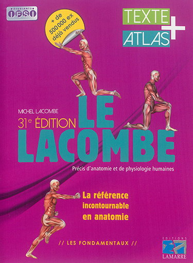 Couverture de Le Lacombe : précis d'anatomie et de physiologie humaines par Michel Lacombe