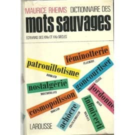 Dictionnaire des mots sauvages