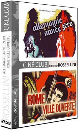 Couverture de Coffret Roberto rossellini : Allemagne Annee zéro Rome Ville Ouverte