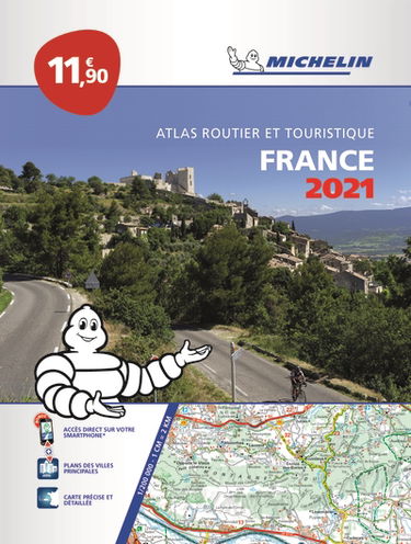France 2021 : atlas routier et touristique. France 2021 : tourist and motoring atlas. France 2021 : Strassen- und Reiseatlas