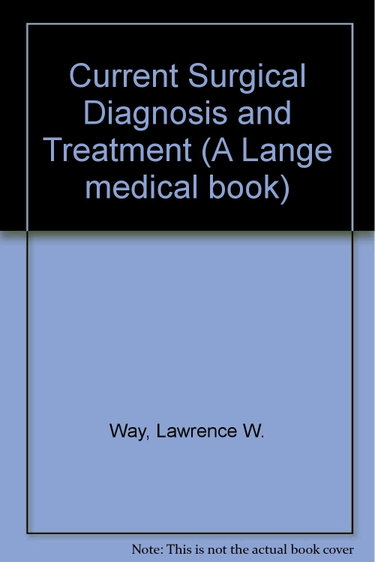 Couverture de Current Surgical Diagnosis and Treatment