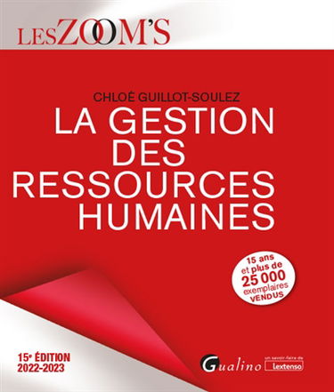 La gestion des ressources humaines : 2022-2023