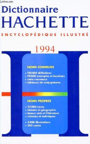 Couverture de DICT. HACHETTE ENCYCLOPEDIQUE ILLUSTRE 94