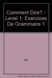 Exercices de grammaire auto-correctifs : niveau 1