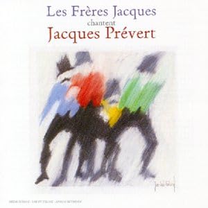Couverture de Les Frères Jacques chantent Jacques Prévert