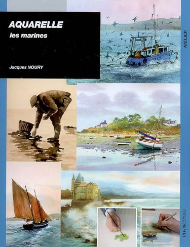 Couverture de Aquarelle : les marines