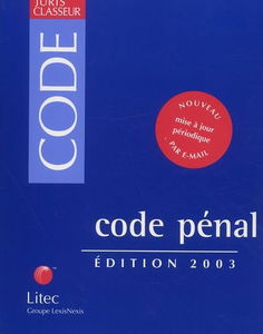 Code pénal 2003 (ancienne édition)