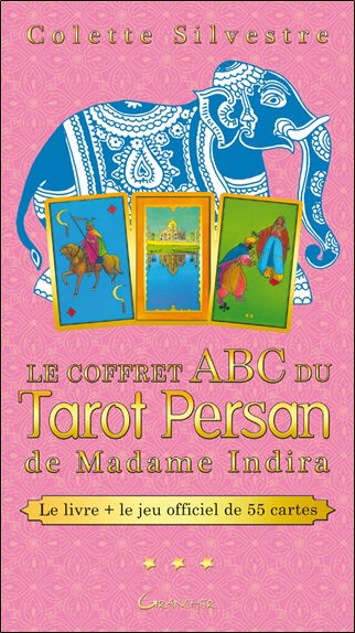 Le coffret ABC du tarot persan de madame Indira : le livre + le jeu officiel de 55 cartes