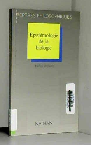 Couverture de Epistémologie de la biologie