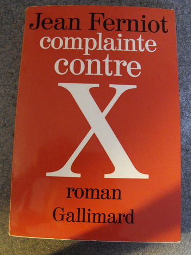 Complainte contre X