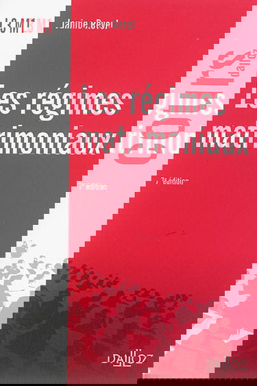 Les régimes matrimoniaux