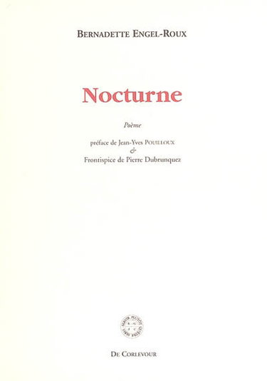 Couverture de Nocturne : poème