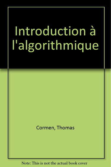 Introduction à l'algorithmique
