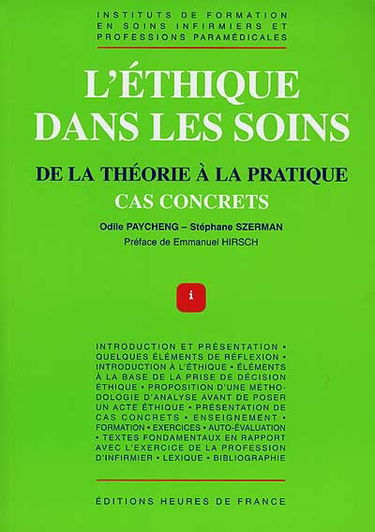 L'éthique dans les soins : de la théorie à la pratique, cas concrets