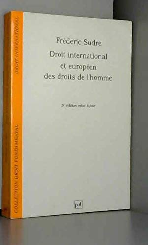Droit international et européen des droits de l'homme, 5e édition