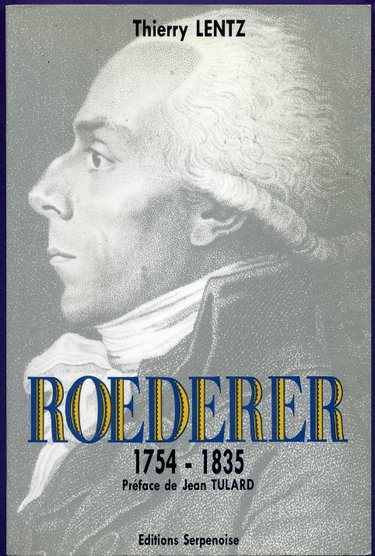 Couverture de Roederer par Thierry Lentz