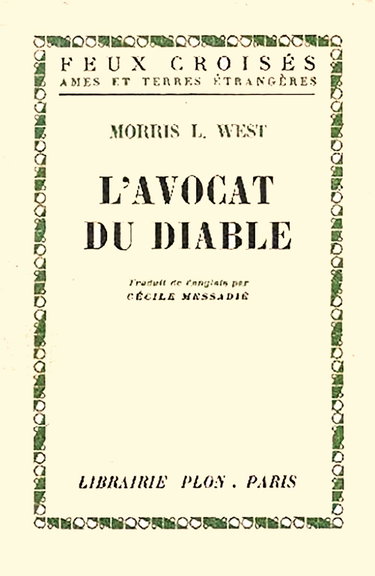 Couverture de L'avocat du diable