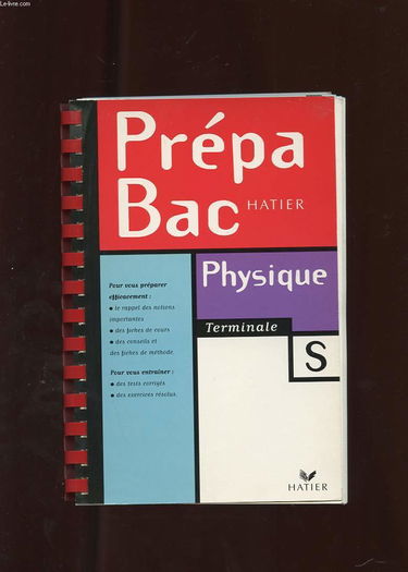 Prépabac physique, terminale S