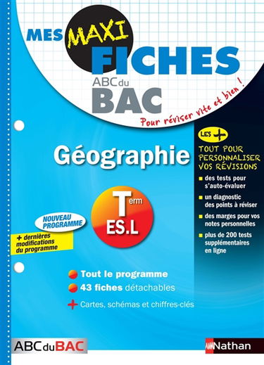 Géographie, terminale ES, L