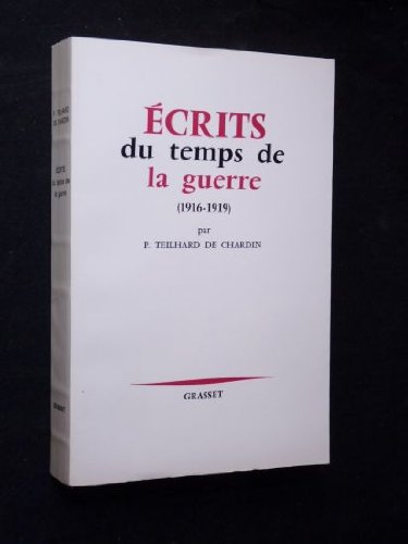Couverture de Genèse d'une pensée. Lettres 1914-1919. Présentées par Alice Teillard-Chambon et Max Henri Begouen et précédées d'une introduction de Claude Aragonnès.