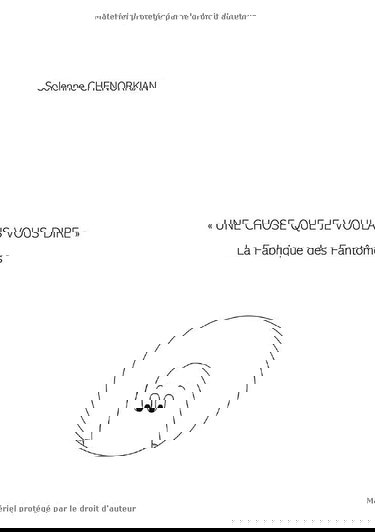 UNE CHOSE QUE JE VOULAIS VOUS DIRE: LA FABRIQUE DES FANTOMES