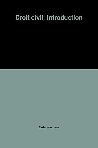 Droit civil / introduction