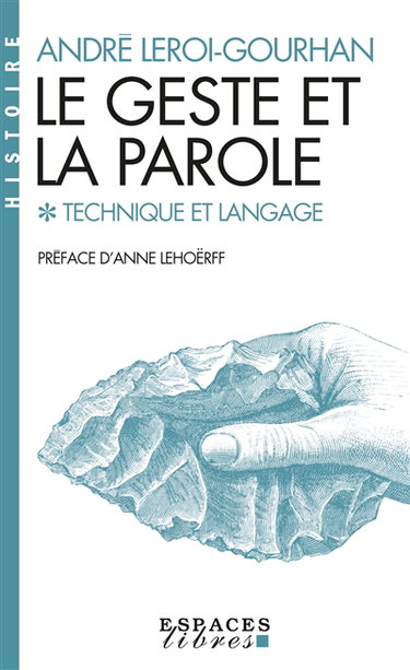Couverture de Le geste et la parole. Vol. 1. Technique et langage