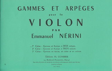 Gammes et arpèges Vol.1 (à 2 octaves) - Violon