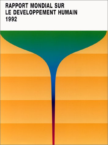 Rapport mondial sur le développement humain : 1992