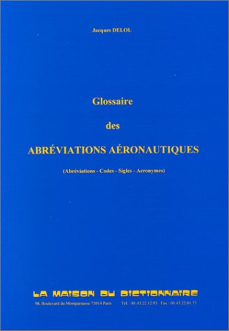 Glossaire des abréviations aéronautiques
