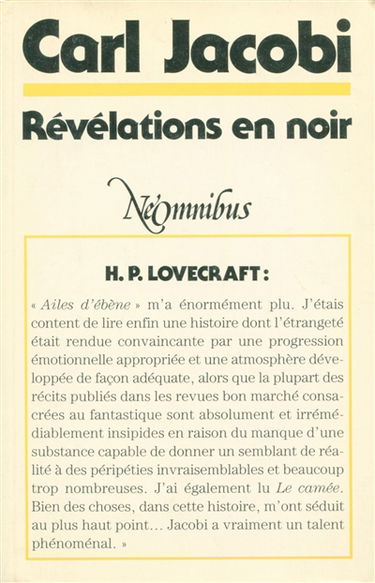 Révélations en noir