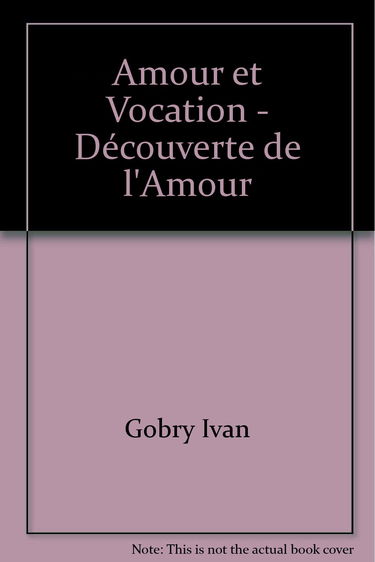 Amour et vocation