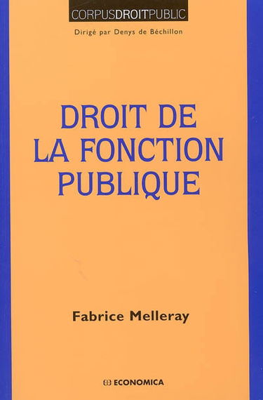 Droit de la fonction publique