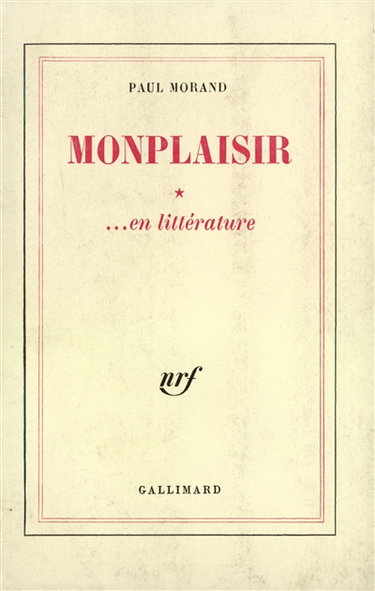 Monplaisir en littérature