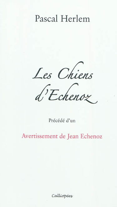 Les chiens d'Echenoz