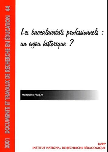 Les baccalauréats professionnels : un enjeu historique ?