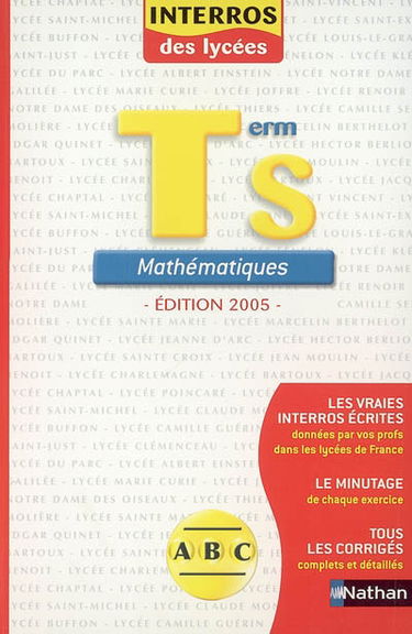 Mathématiques Terminale S