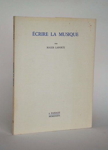 Couverture de Ecrire la musique
